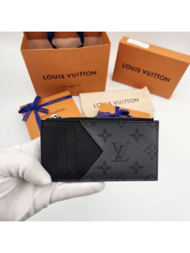 Monogram Coin Card Holder Black - LOUIS VUITTON - BALAAN 3