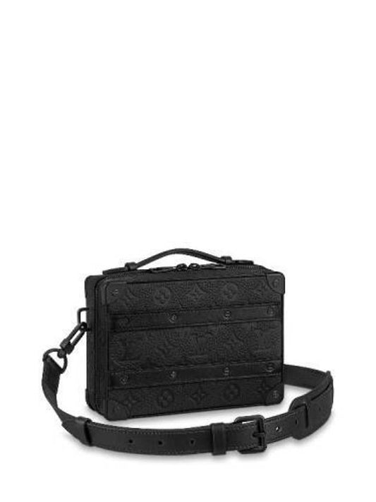 Handle Soft Trunk Cross Bag Black - LOUIS VUITTON - BALAAN.