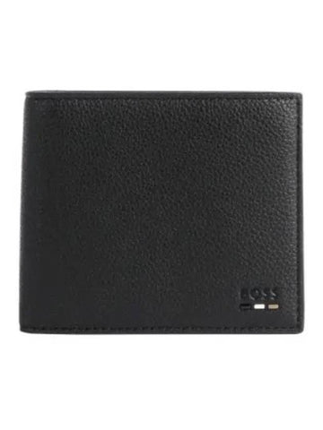 Green Ray Billfold Wallet 50491957 001 Embossed Logo Leather - HUGO BOSS - BALAAN 1