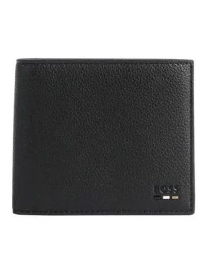 Logo 2-Fold Half Wallet Black - HUGO BOSS - BALAAN 2