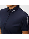 Women's Tour Tech Golf Polo Navy - J.LINDEBERG - BALAAN 6