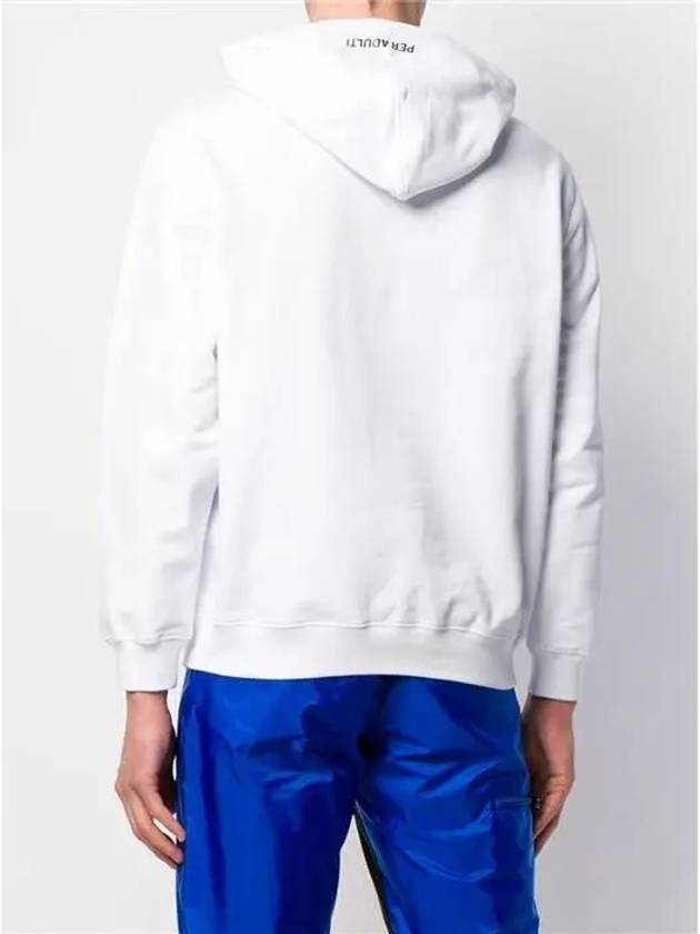 Colorful Printing Cotton Hoodie White - MSGM - BALAAN 5