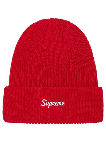 Loose Gauge Beanie Red - SUPREME - BALAAN 1