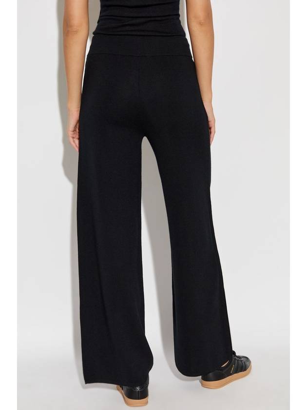 Zigote Wide Wool Slacks Black - MAX MARA - BALAAN 5