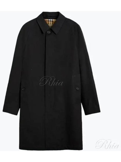 Mid-Length Camden Heritage Car Coat Black - BURBERRY - BALAAN 2