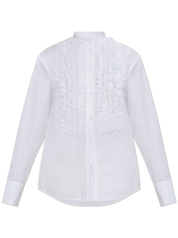 JIL SANDER Blouse With Jabot, Women's, White - JIL SANDER - BALAAN 1