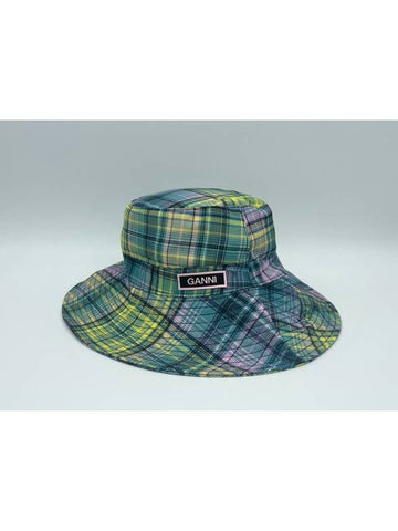 Bucket Hat A4772 Lagoon XS S - GANNI - BALAAN 1