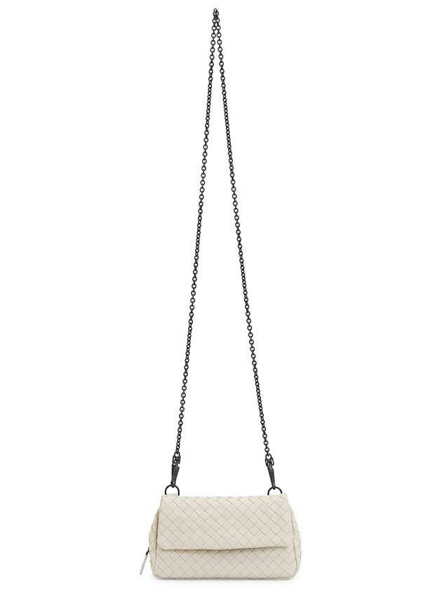 Intrecciato Nappa Chain Mini Shoulder Bag White - BOTTEGA VENETA - BALAAN 8