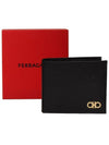 Gancini Half Wallet Black - SALVATORE FERRAGAMO - BALAAN 6