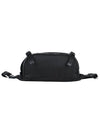 Re-Nylon Saffiano Leather Shoulder Bag Black - PRADA - BALAAN 7