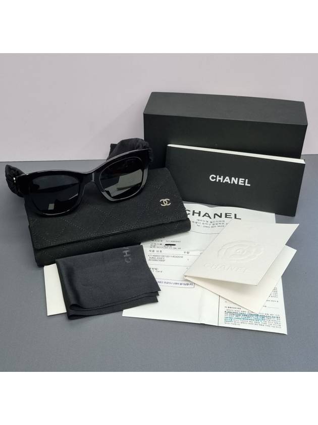 Heart Sunglasses Black A71468 - CHANEL - BALAAN 10