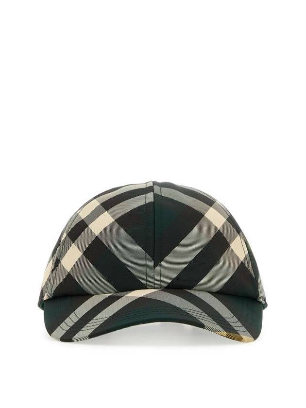 Check pattern ball cap green - BURBERRY - BALAAN 2