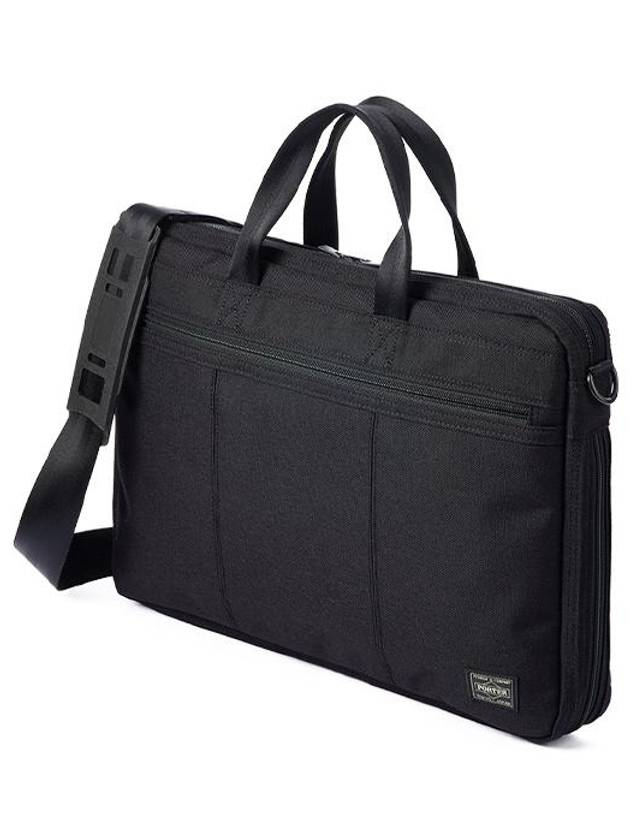 Tension 2 Way Brief Case Black - PORTER YOSHIDA - BALAAN 1