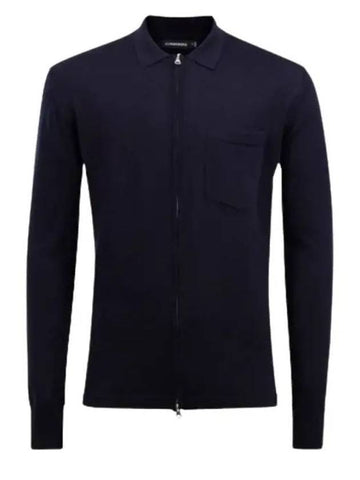 zipper cardigan navy - J.LINDEBERG - BALAAN 1