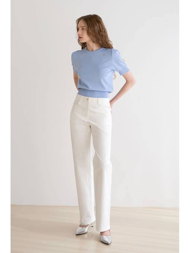 White Cotton Pants - ILROZE - BALAAN 6