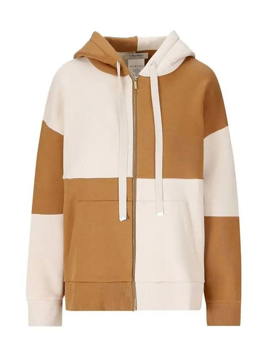 23FW INNOQUO back logo brushed hooded zipup 2399260139 002 - MAX MARA - BALAAN 2