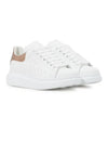 Oversized Low Top Sneakers White Rose Gold - ALEXANDER MCQUEEN - BALAAN 4