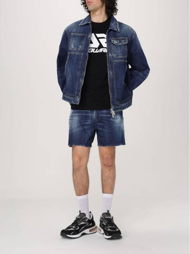 Dark Semplice Carpenter Denim Jacket Navy - DSQUARED2 - BALAAN 3