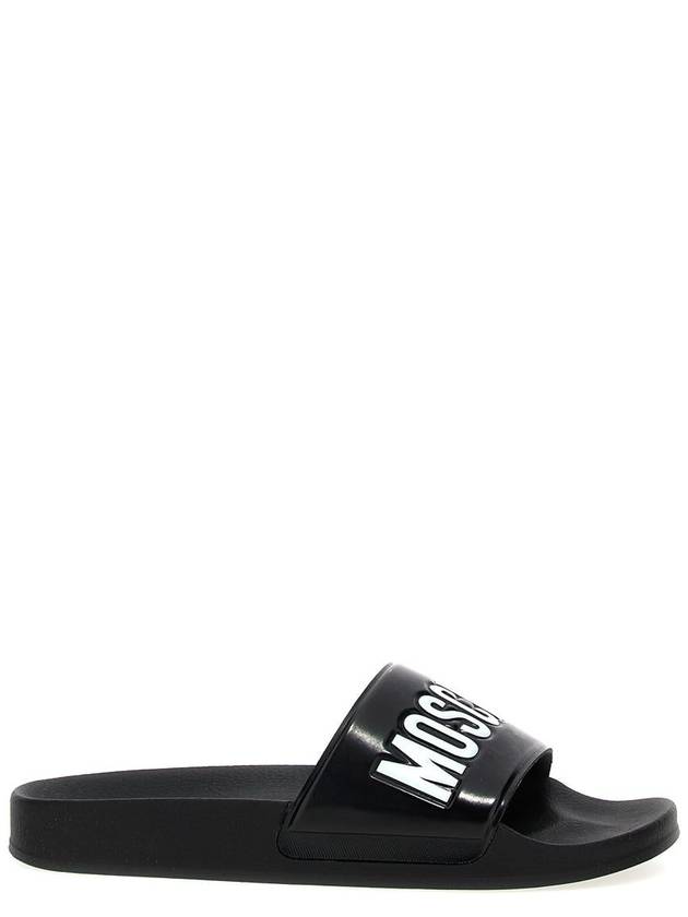 Moschino 'Moschino' Slides - MOSCHINO - BALAAN 1