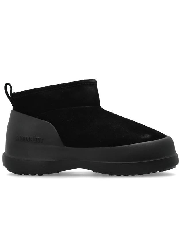 Moon Boot Snow Boots MB Luna Low Suede, Men's, Black - MOON BOOT - BALAAN 1