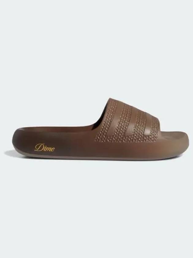 Dime Ayun Slides Women s Original Simple Brown Gold Metallic Slippers Sandals IG2043 693234 - ADIDAS - BALAAN 1