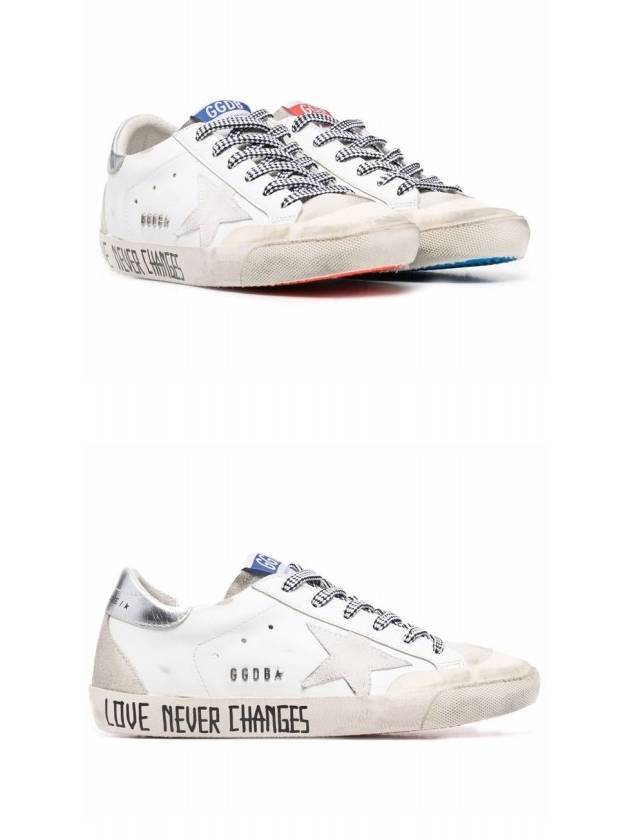 Women's Superstar Penstar Silver Tab Low Top Sneakers White - GOLDEN GOOSE - BALAAN 5