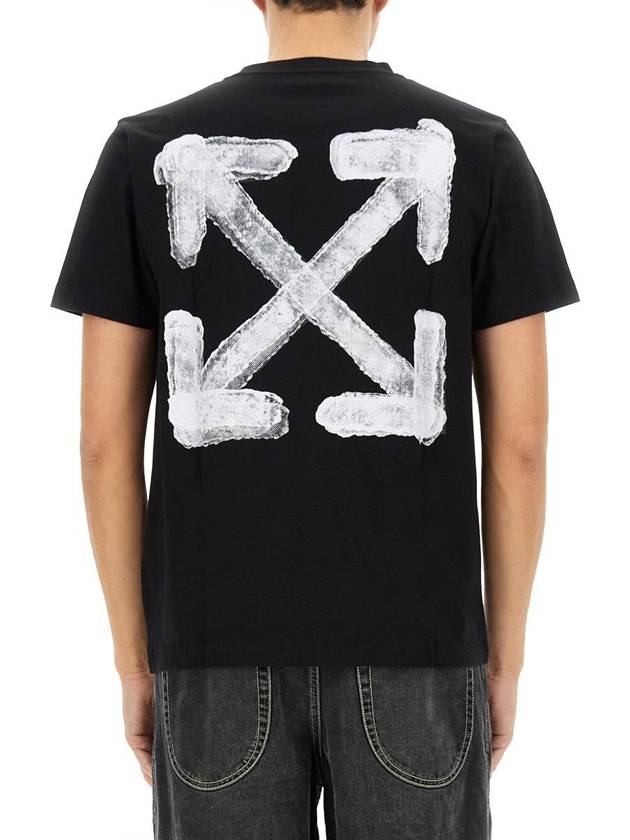 Off-White T-Shirt With Logo - OFF WHITE - BALAAN 3