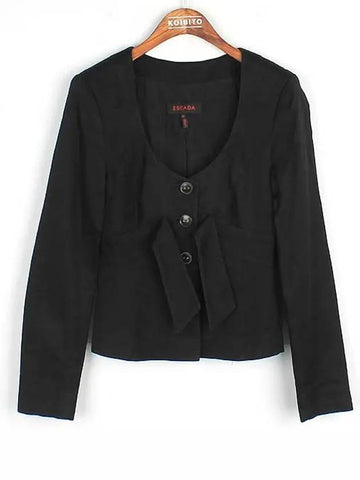 Smith Market Used Luxury Black Jacket Women s Clothing - ESCADA - BALAAN 1