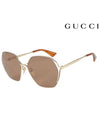 Eyewear Square Sunglasses Brown - GUCCI - BALAAN.