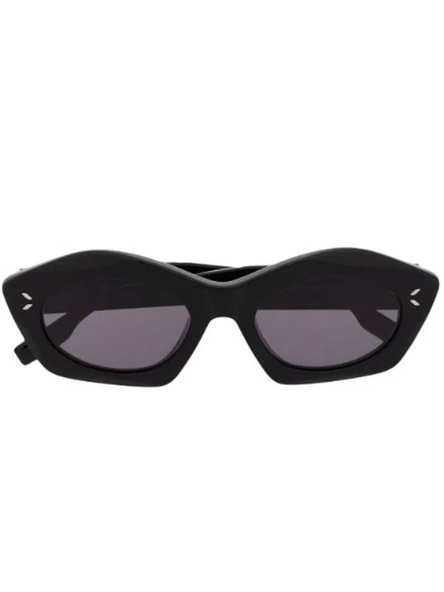 Eyewear Geometric Acetate Sunglasses Black - ALEXANDER MCQUEEN - BALAAN 1