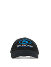 Embroided Logo Ball Cap Black - BALENCIAGA - BALAAN 2