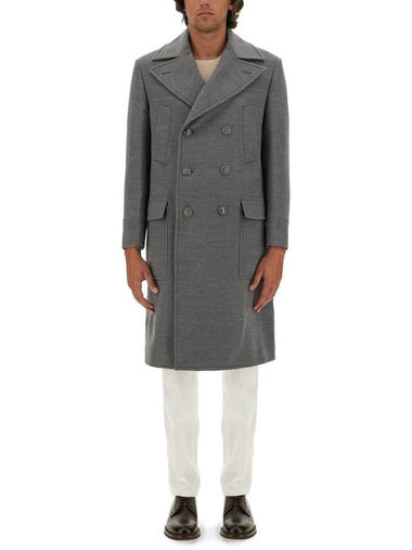 Brunello Cucinelli Double-Breasted Coat - BRUNELLO CUCINELLI - BALAAN 1