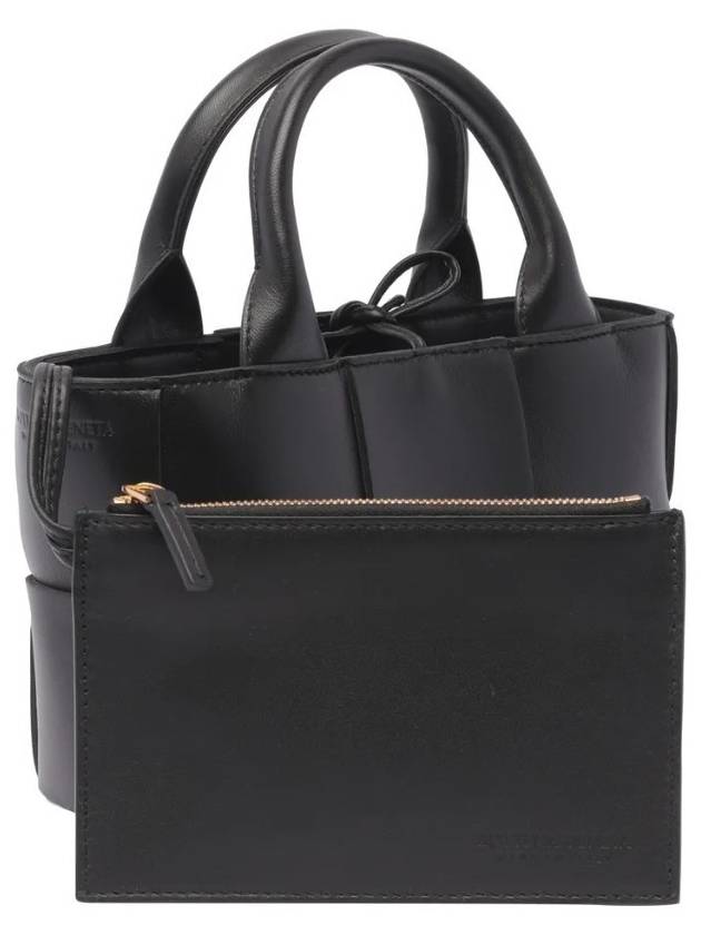 Candy Acro Intrecciato Tote Bag Black - BOTTEGA VENETA - BALAAN 5