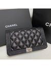 Boy  Cossbody Bag Grained Calfskin Ruthenium Black - CHANEL - BALAAN 2