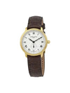 Women’s Classics Slimline Small Seconds Watch Gold Brown - FREDERIQUE CONSTANT - BALAAN 1