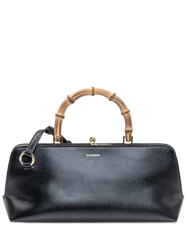 Goji Top Handle Tote Bag Black - JIL SANDER - BALAAN 2