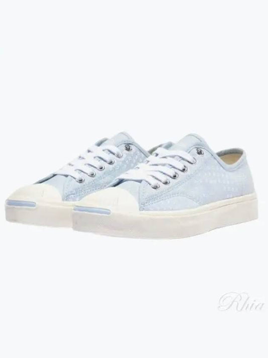 Jack Purcell Hybrid World Denim Armory Blue Low 171948C Canvas Shoes - CONVERSE - BALAAN 1