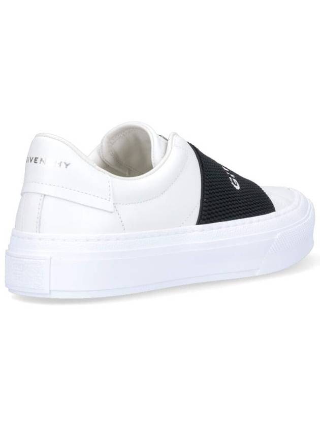 City Banding Logo Low Top Sneakers White - GIVENCHY - BALAAN 5