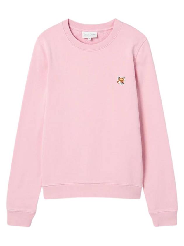 Fox Head Patch Regular Sweatshirt Pink - MAISON KITSUNE - BALAAN 2