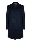 Men's Mackintosh Bal Collar Classic Single Coat Navy - THOM BROWNE - BALAAN 2