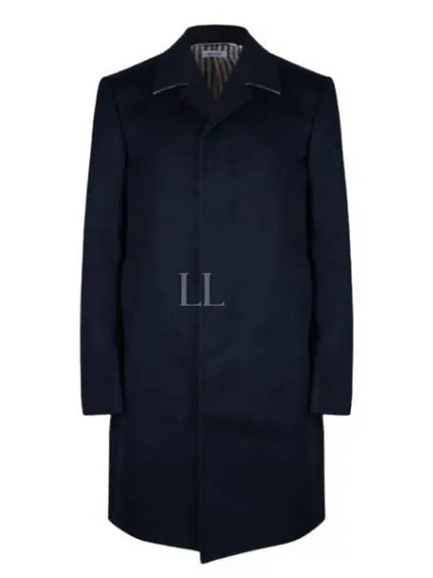 Men's Mackintosh Bal Collar Classic Single Coat Navy - THOM BROWNE - BALAAN 2