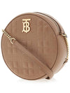 TB Logo Monogram Quilted Lewis Cross Bag Beige - BURBERRY - BALAAN 3