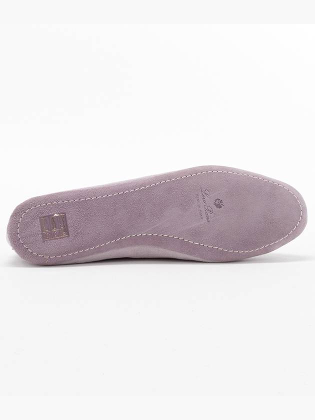 Women s Pauline Linen Flat Shoes Indoor EU Size Violet FAI6283 3889 - LORO PIANA - BALAAN 7