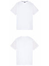 Men's Embroidered Logo Short Sleeve T-Shirt White - STONE ISLAND - BALAAN 5