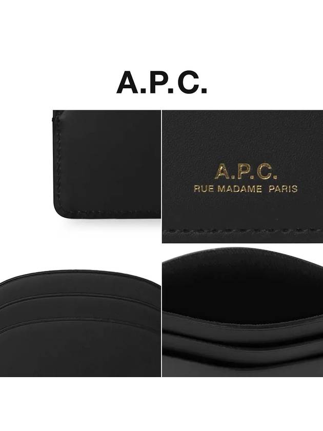 Demi Lune Card Holder Black - A.P.C. - BALAAN 4