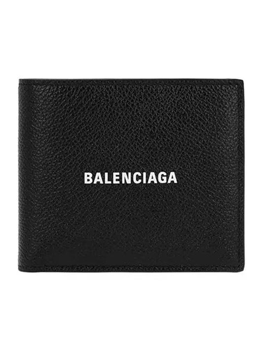 Cash Square Folded Wallet Black - BALENCIAGA - BALAAN 2