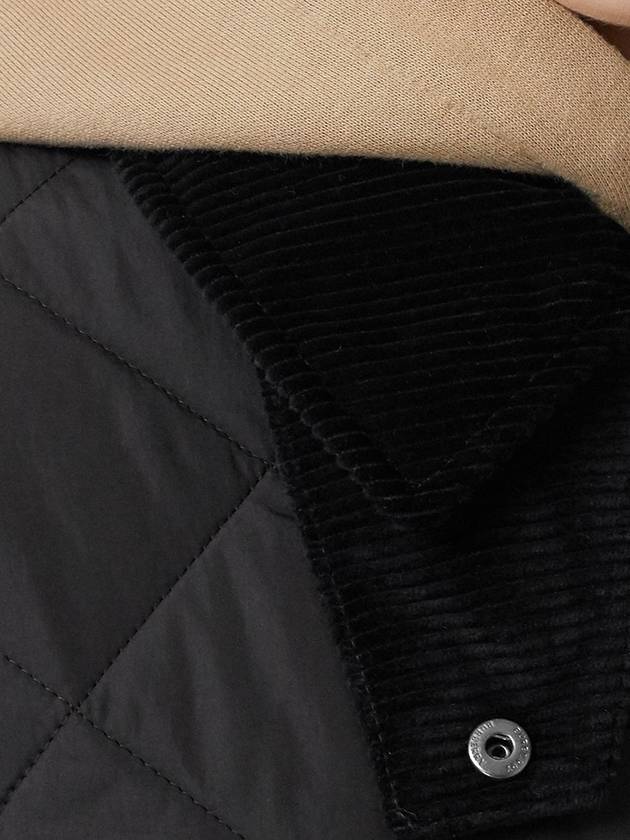 Diamond Quilted Thermoregulated Barn Jacket Black - BURBERRY - BALAAN 7