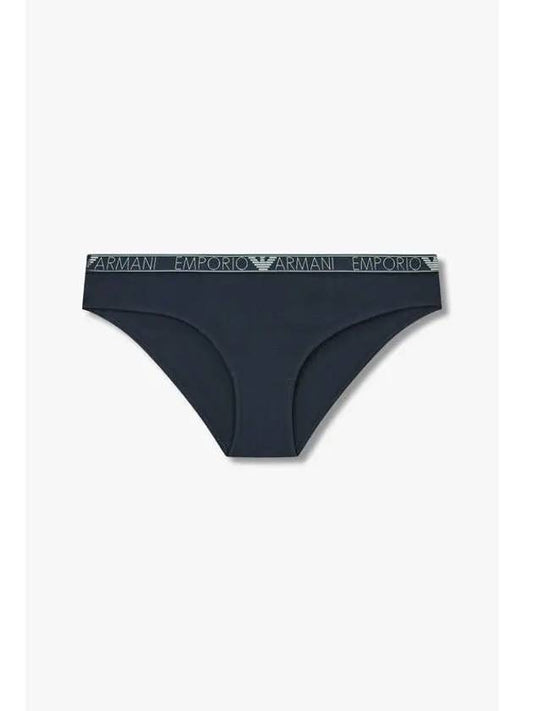 UNDERWEAR Women s Thin Logo Banded Cotton Briefs Marine - EMPORIO ARMANI - BALAAN 1