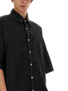 Double Pocket Short Sleeve Shirt Black - LEMAIRE - BALAAN 4