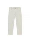 Slim Fit Denim Jeans Chalk White - SAINT LAURENT - BALAAN 2